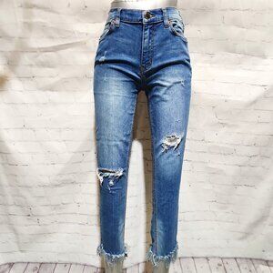 Free People cropped jeans